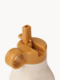 Bottiglia d'acqua Warren, Silicone, Beige chiaro, marrone chiaro, motivo fattoria, Larg. 8 x Alt. 19 cm, 350 ml