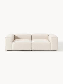 Modulares Sofa Lennon (3-Sitzer) aus Leinen-Mix, Bezug: 50 % Viskose, 25 % Leinen, Gestell: Fichtenholz, Sperrholz, m, Füße: Kunststoff Dieses Produkt, Leinen-Mix Beige, B 238 x T 119 cm