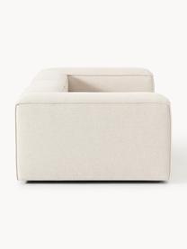 Modulares Sofa Lennon (3-Sitzer) aus Leinen-Mix, Bezug: 50 % Viskose, 25 % Leinen, Gestell: Fichtenholz, Sperrholz, m, Füße: Kunststoff Dieses Produkt, Leinen-Mix Beige, B 238 x T 119 cm