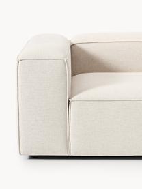 Modulares Sofa Lennon (3-Sitzer) aus Leinen-Mix, Bezug: 50 % Viskose, 25 % Leinen, Gestell: Fichtenholz, Sperrholz, m, Leinen-Mix Beige, B 238 x T 119 cm