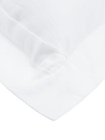 Baumwollsatin-Kissenbezug Premium in Weiss mit Stehsaum, 50 x 70 cm, Webart: Satin, leicht glänzend Fa, Weiss, B 50 x L 70 cm