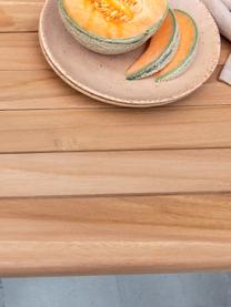 Stół ogrodowy z drewna tekowego Kenya, Naturalne drewno tekowe, Drewno tekowe, S 70 x G 70 cm