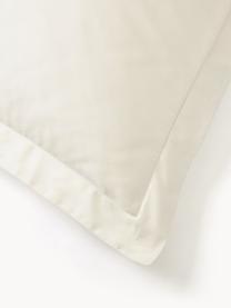 Poszewka na poduszkę z satyny bawełnianej Premium, Jasny beżowy, S 40 x D 80 cm