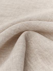 Linnen theedoeken Olga in beige, 2 stuks, 100% linnen, EUROPEAN FLAX® gecertificeerd, Beige, B 50 x L 70 cm