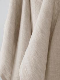 Strofinaccio in lino beige Olga 2 pz, 100% lino, certificato lino europeo, Beige, Larg. 50 x Lung. 70 cm