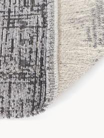 Tapis Yava, 70% polyester, 30% coton, certifié GRS, Gris, noir, larg. 120 x long. 180 cm (taille S)