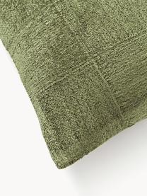 Poszewka na poduszkę Keeley, 100% bawełna, Oliwkowy zielony, S 50 x D 50 cm