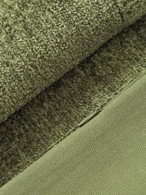 Žinylkový povlak na polštář Keeley, 100 % bavlna, Olivově zelená, Š 50 cm, D 50 cm