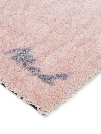 Wasbare polyamide deurmat Chantal, Polyamide, Roze, B 50 x L 75 cm