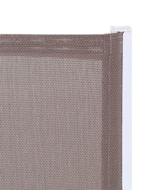 Silla apilables para exterior Thais, Estructura: aluminio recubierto, Blanco, gris pardo, An 69 x Al 99 cm