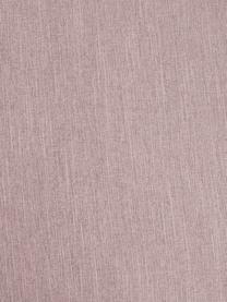 Hoekbank Melva (3-zits), Bekleding: 100% polyester Met 35.000, Frame: massief grenenhout, FSC-g, Poten: kunststof, Geweven stof lichtroze, B 239 x D 143 cm, hoekdeel links