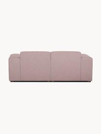 Ecksofa Melva (3-Sitzer), Bezug: 100% Polyester Der hochwe, Gestell: Massives Kiefernholz, Spa, Füße: Kunststoff Dieses Produkt, Webstoff Hellrosa, B 239 x T 143 cm, Eckteil links