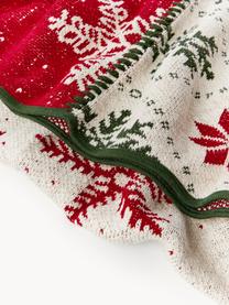 Pletený pléd s vánočním motivem Starry, 100 % bavlna

Materiál použitý v tomto produktu byl testován na škodlivé látky a certifikován podle STANDARD 100 od OEKO-TEX®, CITEVE, 137 CITEVE., Světle béžová, červená, tmavě zelená, Š 130 cm, D 170 cm