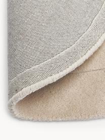 Tapis en laine de forme organique, tufté main Kadey, Beige clair, larg. 150 x long. 230 cm (taille M)