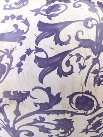 Portavaso grande da parete Cerino, Ceramica, Viola, bianco, Larg. 28 x Alt. 18 cm