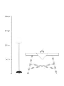 Zewnętrzna lampa podłogowa LED z wtyczką Gardenlight, Biały, antracytowy, Ø 28 x W 150 cm