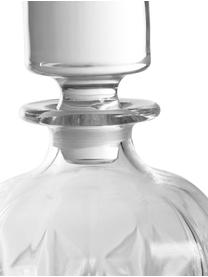 Kristall-Dekanter Fine mit Relief, 860 ml, Kristallglas, Transparent, H 22 cm, 860 ml