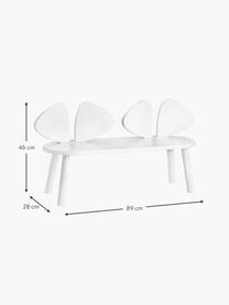 Banc pour enfants en bois de chêne Mouse, Bois de chêne, laqué, certifié FSC

Ce produit est fabriqué à partir de bois certifié FSC® et issu d'une exploitation durable, Blanc, larg. 89 x haut. 46 cm