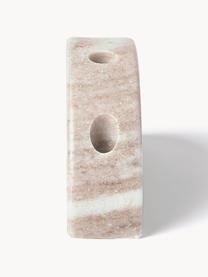 Bougeoir en marbre Como, Marbre, Brun, marbré, larg. 28 x haut. 12 cm