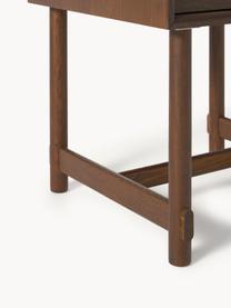 Nočný stolík z dubového dreva Diana, Tmavé drevo, Š 50 x V 55 cm