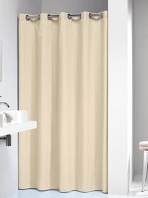 Cortina de baño Coloris, 67% poliéster, 33% algodón
Repelente al agua, no impermeable, Beige, An 180 x L 200 cm