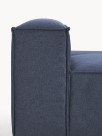 Chaise longue module Lennon, Bekleding: 100% polyester De slijtva, Frame: massief grenenhout, multi, Poten: kunststof Dit product is , Geweven stof donkerblauw, B 150 x D 119 cm, rugleuning rechts