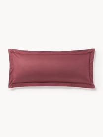 Funda de almohada de satén Premium, Color vino, An 45 x L 110 cm