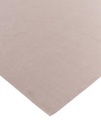 Mantel de lino Heddie, 100% lino, Rosa, De 6 a 10 comensales (An 145 x L 250 cm)