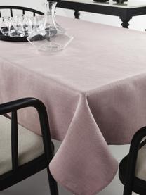 Leinen-Tischdecke Heddie in Rosa, 100% Leinen, Rosa, Für 6 - 10 Personen (B 145 x L 250 cm)