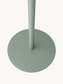 Dimbare tafellamp Fausta met USB-aansluiting, Lampenkap: kunststof, Lampvoet: gecoat metaal, Saliegroen, wit, Ø 13 x H 37 cm
