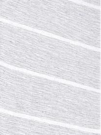 Gestreifte Tagesdecke Homely in Grau/Weiß, 80% Baumwolle, 20% Polyester, Graublau, Weiß, B 230 x L 250 cm (für Betten ab 160 x 200)