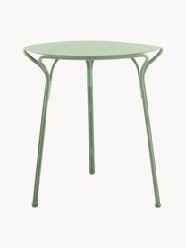 Mesa redonda para exterior Hiray, Ø 65 cm, Acero galvanizado pintado, Verde salvia, Ø 65 x Al 72 cm