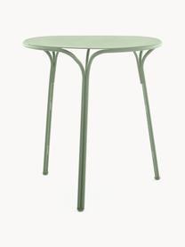 Kulatý zahradní stůl Hiray, Ø 65 cm, Pozinkovaná lakovaná ocel, Šalvějově zelená, Ø 65 cm, V 72 cm