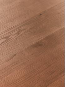 Couchtisch Didi aus Eichenholz in organischer Form, Massives Eichenholz, geölt

Dieses Produkt wird aus nachhaltig gewonnenem, FSC®-zertifiziertem Holz gefertigt., Walnussholz, B 90 x T 51 cm