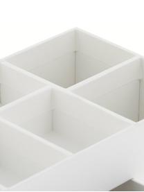 Organizer da ufficio Vendela, Cartone solido e laminato, Bianco, Larg. 24 x Alt. 11 cm