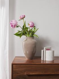 Ručne vyrobená váza Latona, rôzne veľkosti, Kamenina, Béžová, Ø 21 x V 30 cm