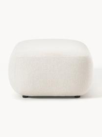 Pouf Sofia, Tissu blanc crème, larg. 99 x prof. 78 cm