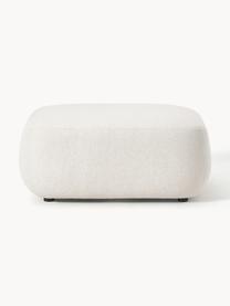 Pouf Sofia, Tissu blanc crème, larg. 99 x prof. 78 cm