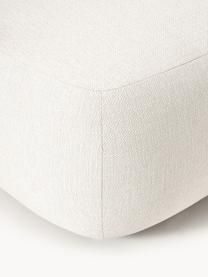 Pouf Sofia, Tissu blanc crème, larg. 99 x prof. 78 cm