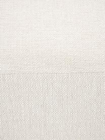 Pouf Sofia, Tissu blanc crème, larg. 99 x prof. 78 cm