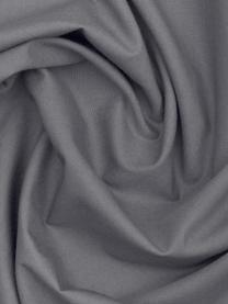Taies d'oreiller en percale gris foncé Elsie, 2 pièces, Gris foncé, larg. 50 x long. 70 cm