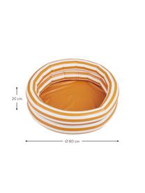 Piscina per bambini Leonore, Materiale sintetico (PCV), Arancione, bianco, nero, Ø 80 x Alt. 20 cm