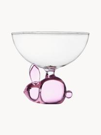 Coppetta cocktail fatta a mano Animal Farm, Vetro borosilicato, Trasparente, rosa, Ø 11 x Alt. 10 cm, 300 ml