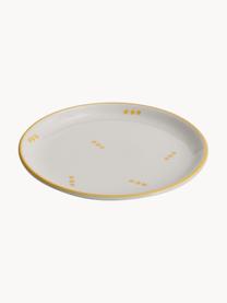 Komplet ręcznie wykonanych talerzy śniadaniowych Deserti, 6 elem., Ceramika, Wielobarwny, złamana biel, Ø 23 cm