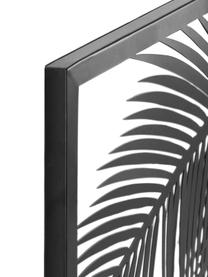 Wandobjekt Dimpia aus Metall, Stahl, beschichtet, Schwarz, B 74 x H 100 cm