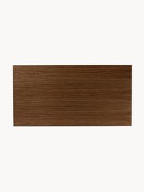 Mesa de comedor en madera oscura Androgyne, tamaños diferentes, Tablero de fibras de densidad media (MDF) con chapado de roble, Madera barnizada oscura, An 280 x F 110 cm