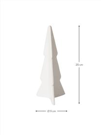 Dekoracja z ceramiki Malina, 2 szt., Ceramika, Biały, Ø 9 x W 20 cm