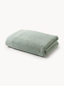 Serviette de toilette en coton bio Premium, tailles variées, 100 % coton bio, certifié GOTS
Qualité supérieure 600 g/m²

Le matériau est certifié STANDARD 100 OEKO-TEX®, IS025 189577, OETI, Vert sauge, larg. 50 x long. 100 cm, 2 pièces