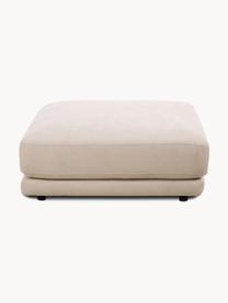 Pouf jasmin, Tissu beige, larg. 105 x haut. 43 cm