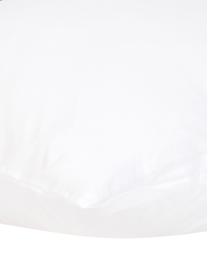 Baumwollperkal-Kopfkissenbezüge Writings mit Schriftzug, 2 Stück, Webart: Perkal Fadendichte 180 TC, Weiss, Schwarz, 40 x 80 cm
